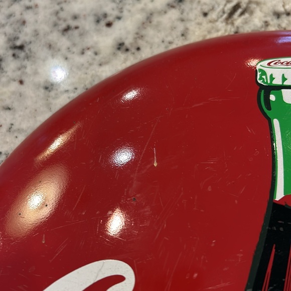 Vintage Coca-Cola Round metal sign 1990 - Picture 5 of 5